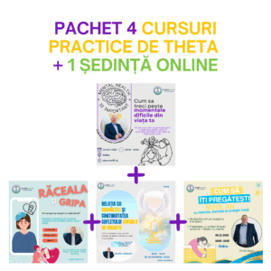 Pachet de 4 cursuri pentru vindecare, claritate și reconectare interioară + 1 ședință de Theta