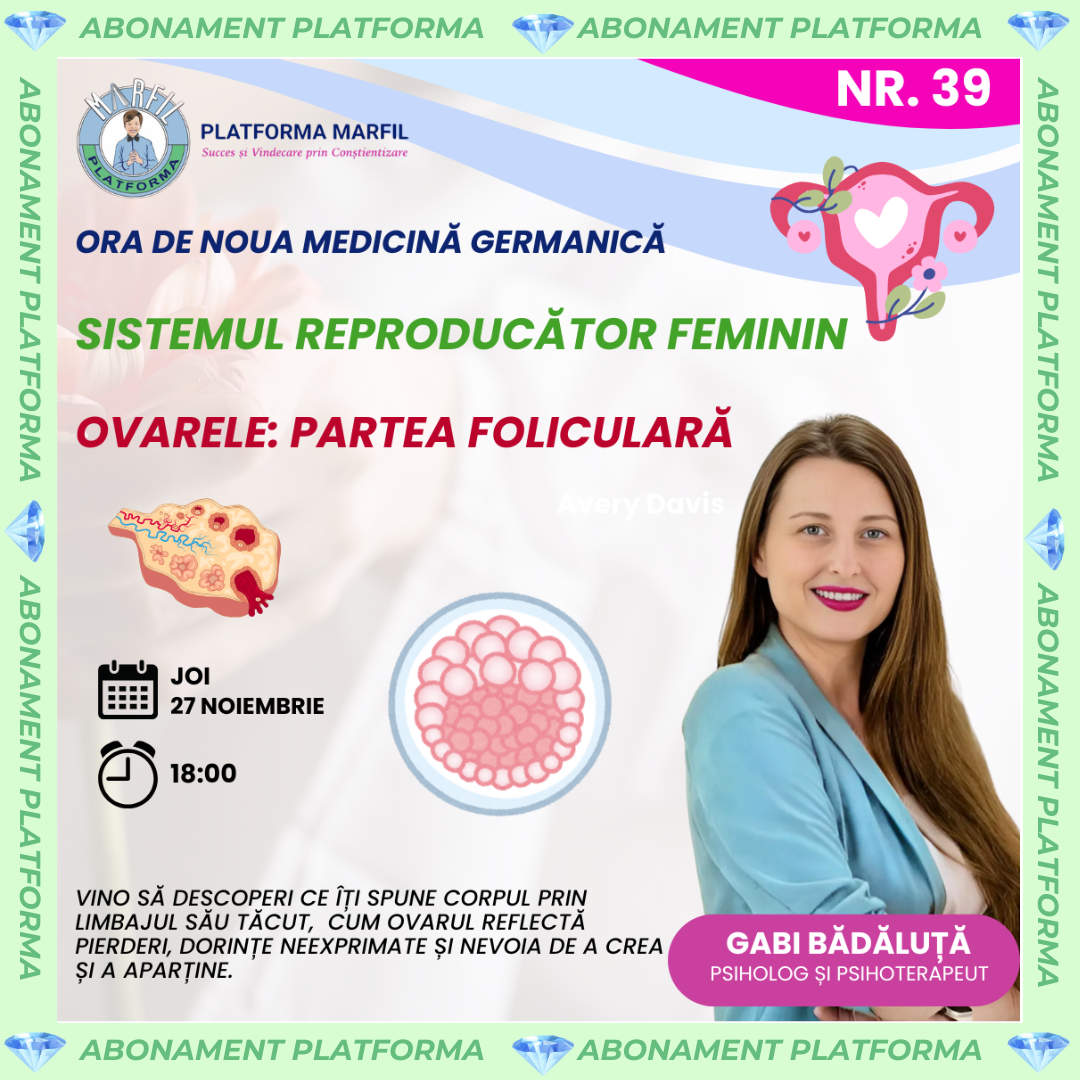 Ora de NMG:  Sistemul reproducător feminin – Ovarele, partea foliculară