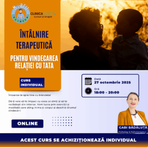 Întâlnire terapeutică de vindecare a relației cu tata
