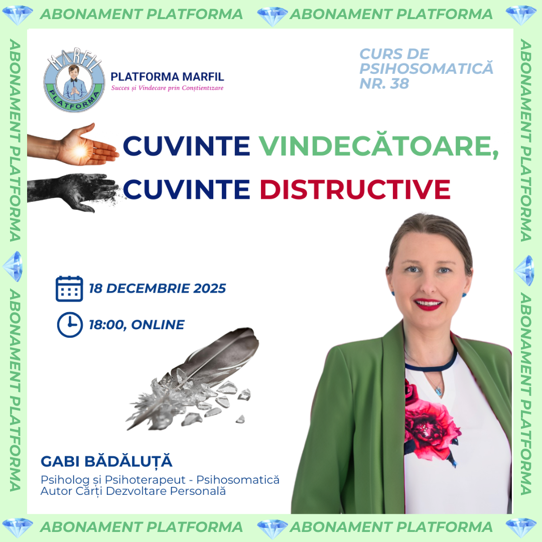 Cuvinte care vindecă, cuvinte distructive