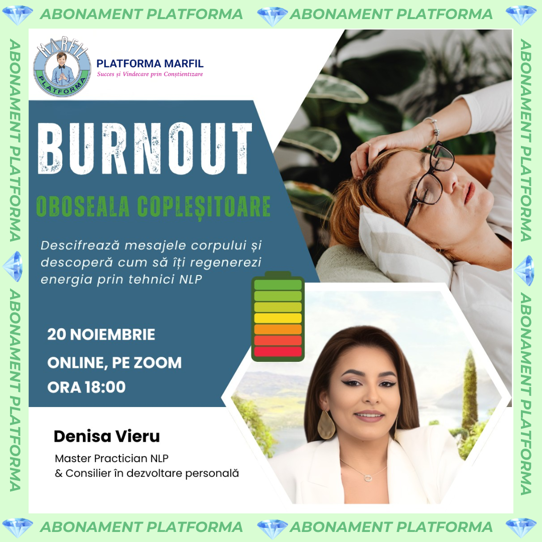 Burnout. Oboseala copleșitoare