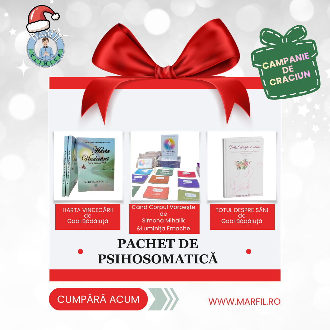 Pachet de Psihosomatică (Harta Vindecării, Totul despre sâni, Când corpul vorbește)