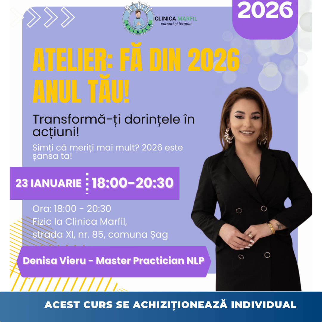 Atelier: Transformă-ți dorințele în acțiuni! Fă din 2026 anul tău!