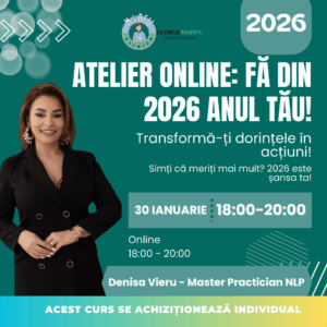Atelier Online: Transformă-ți dorințele în acțiuni! Fă din 2026 anul tău!