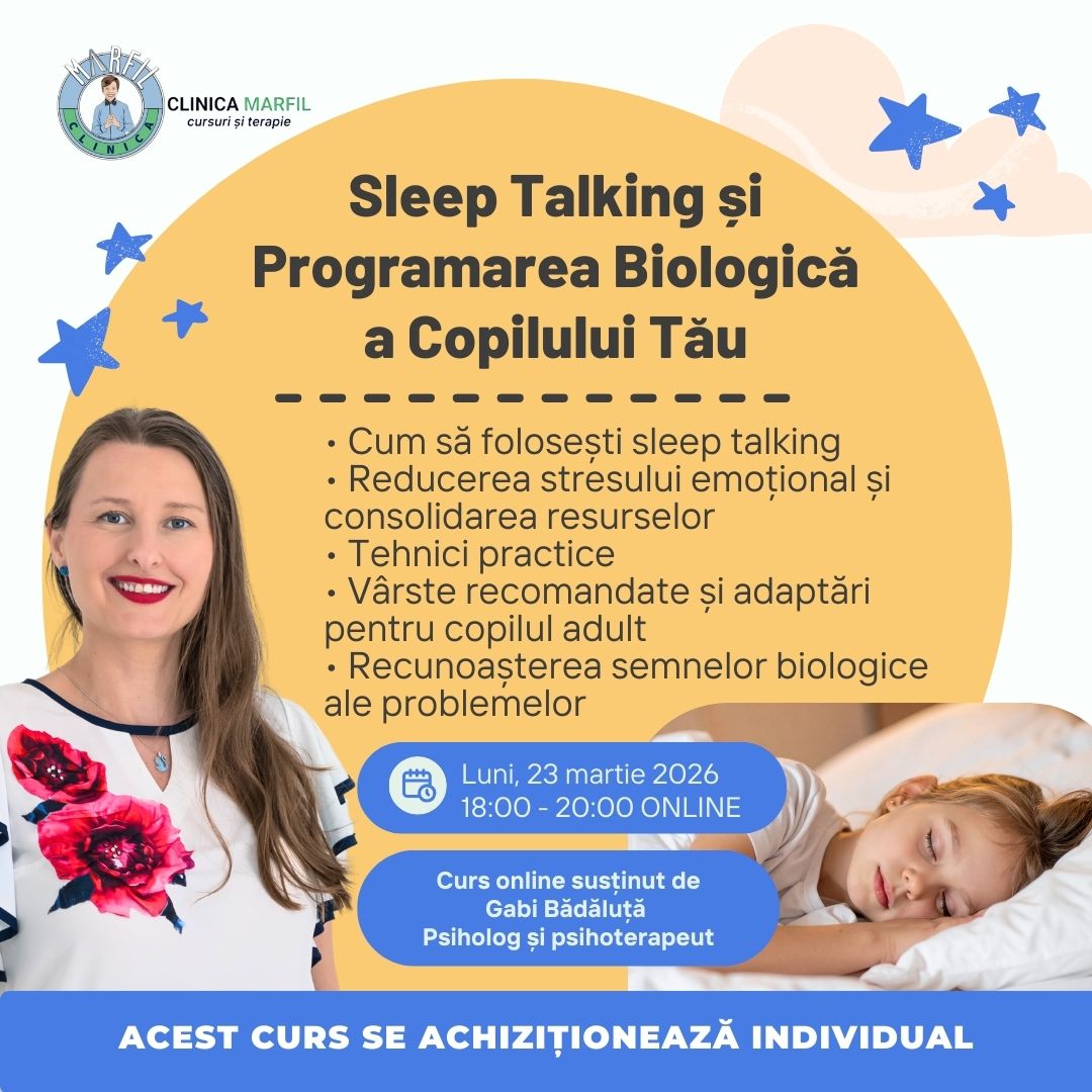 Curs: Sleep Talking și Programarea biologică a Copilului tău