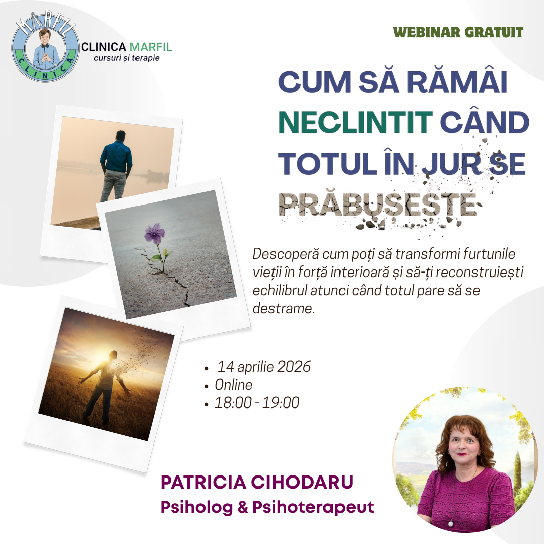 Webinar: Cum să rămâi neclintit atunci când totul în jur se prăbușește