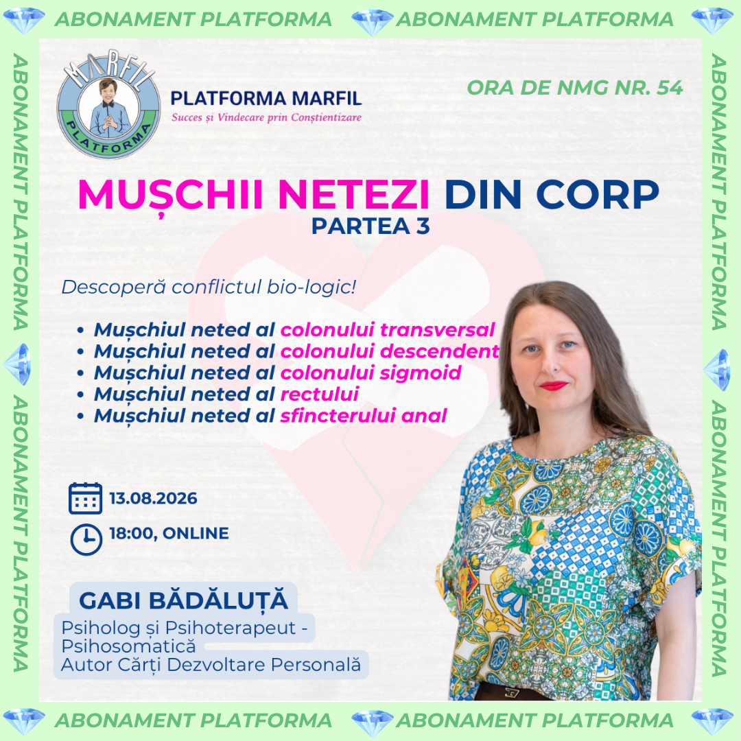 Curs abonament: Ora de NMG – Mușchii netezi din corp (Partea 3)