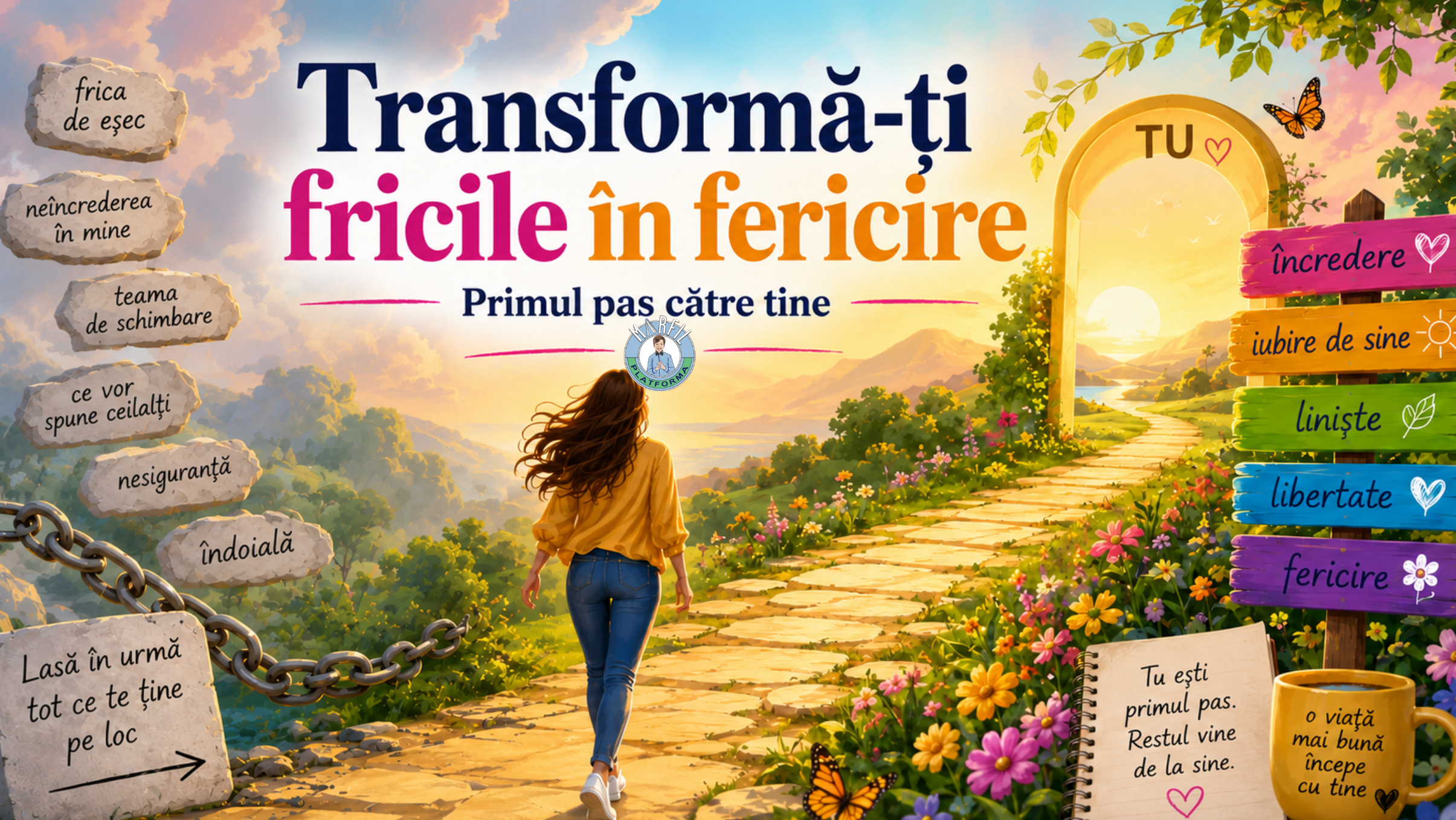 Transformă-ți fricile în fericire! Află cum!