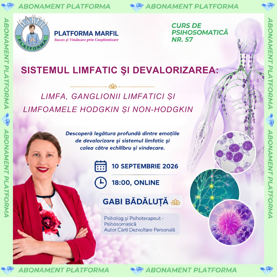 Curs abonament: Sistemul limfatic și devalorizarea: limfa, ganglionii limfatici și limfoamele Hodgkin și non-Hodgkin