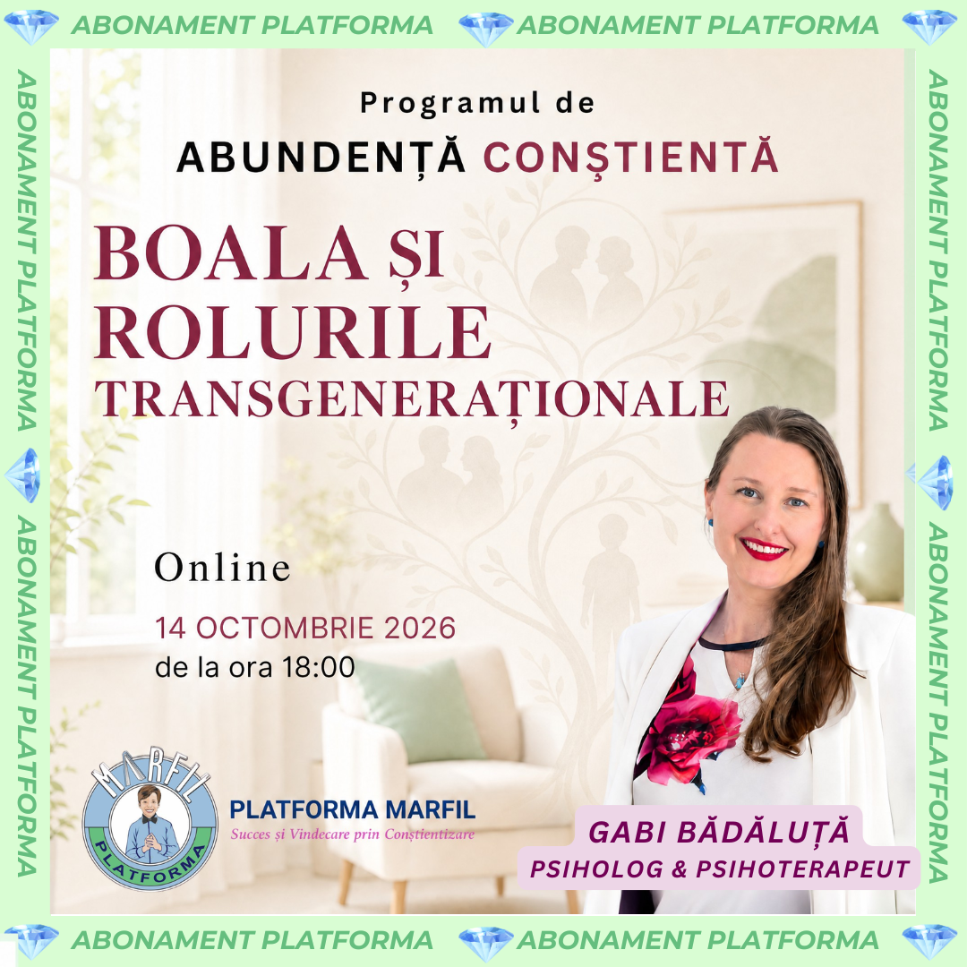 Curs abonament: Boala și rolurile transgeneraționale