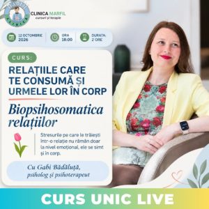 Curs: Relațiile care te consumă și urmele lor în corp