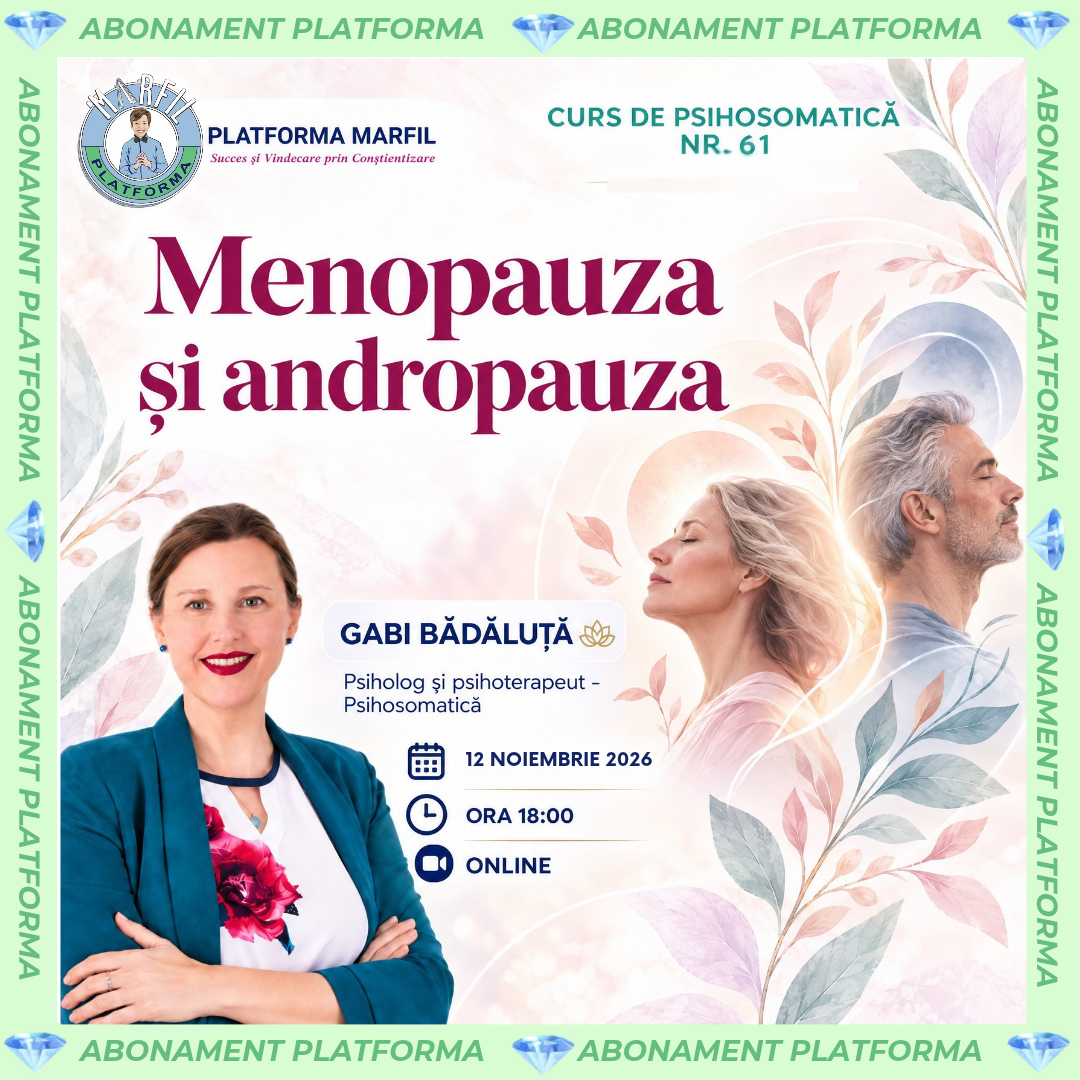 Curs abonament: Menopauza și Andropauza