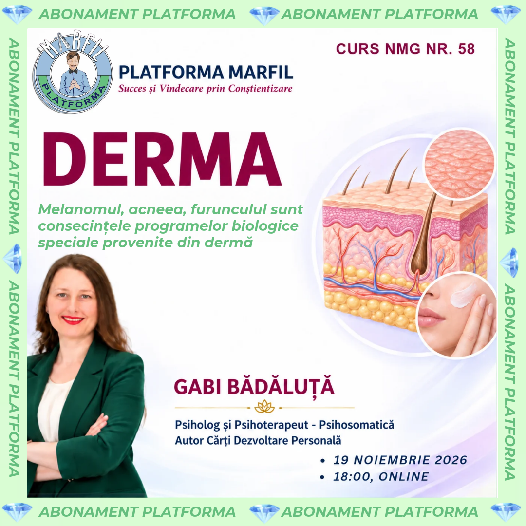 Curs abonament: Ora de NMG – Derma
