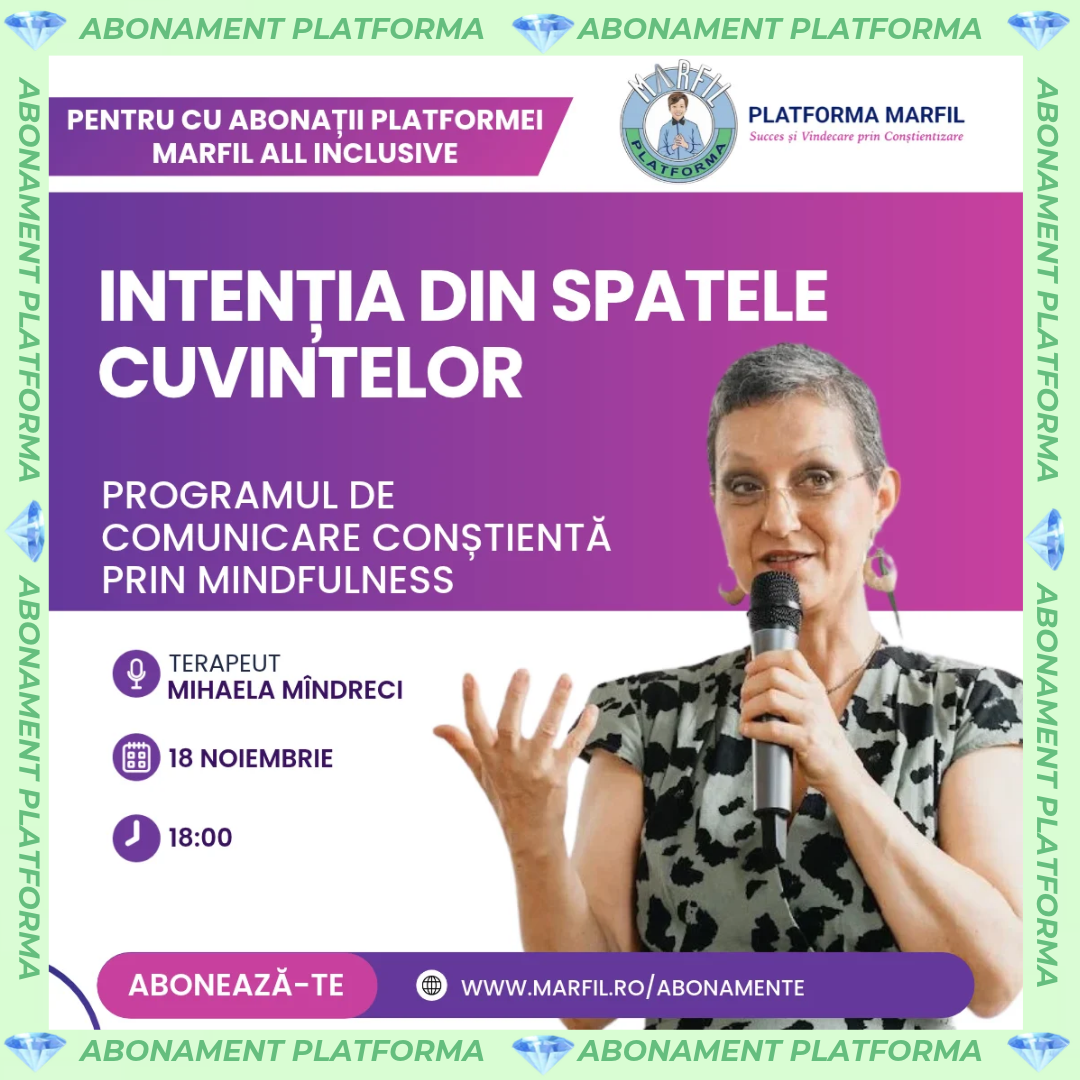 Curs abonament: Intentia din spatele cuvintelor
